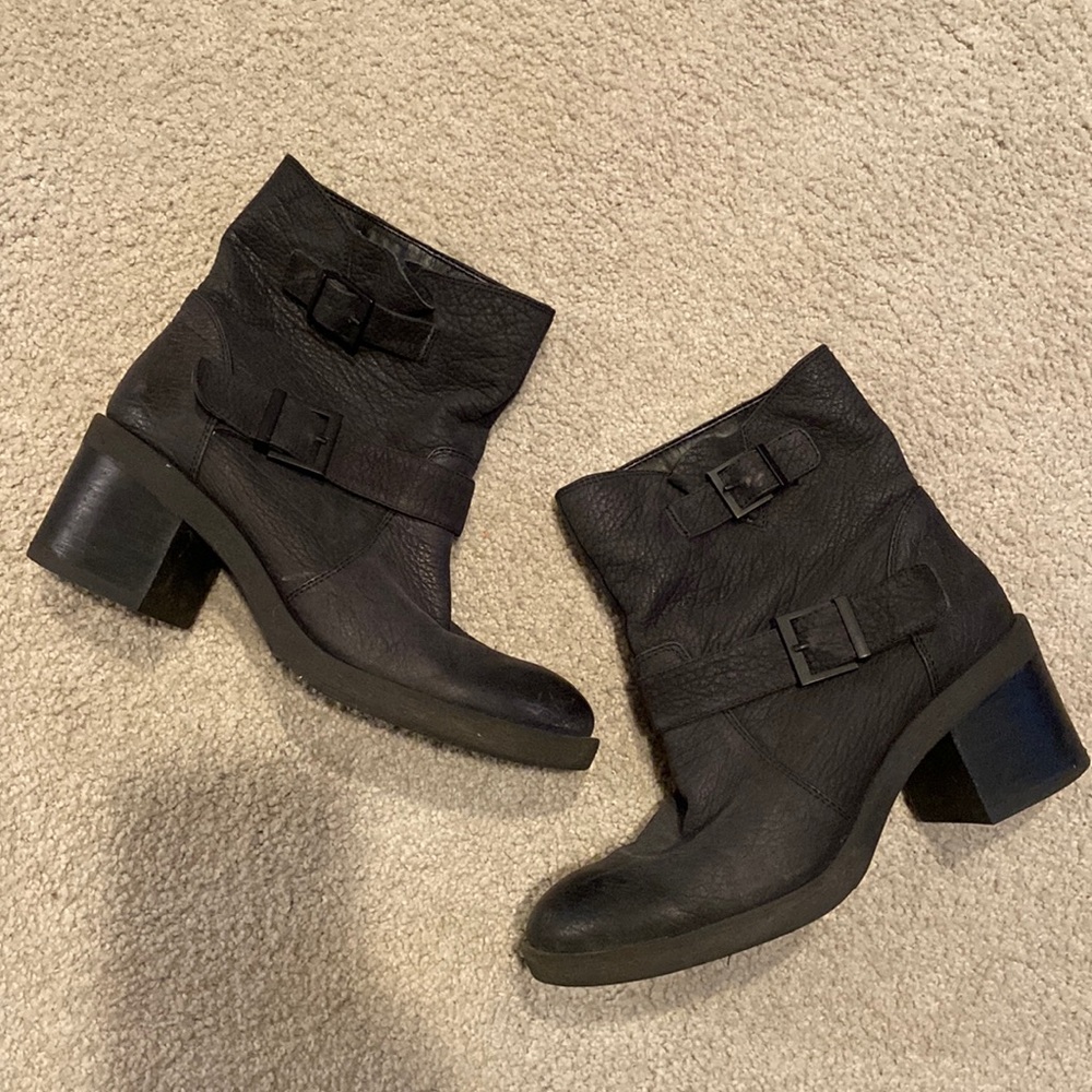Kenneth Cole Reaction Leather Moto Boot
